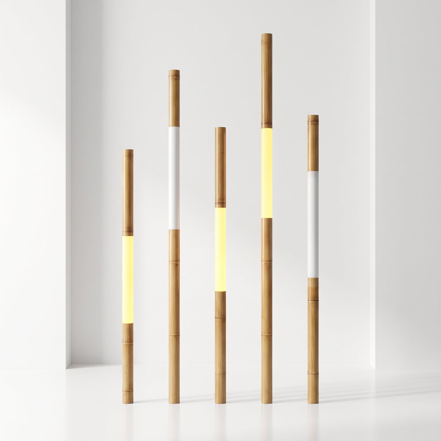 Aluminum Simulation Bamboo Light